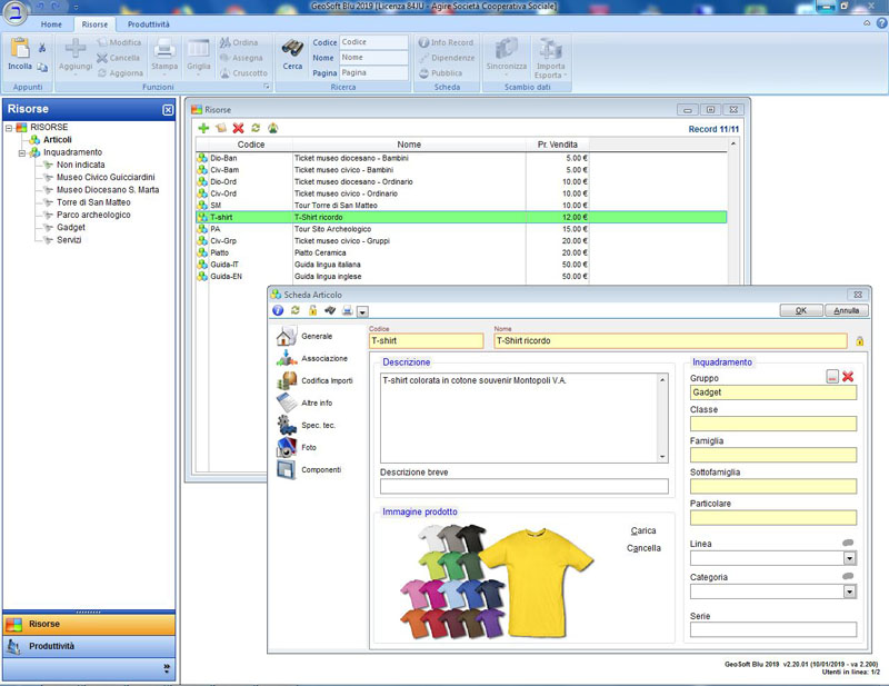 anagrafica biglietti